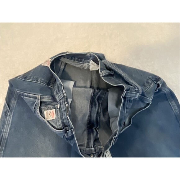 Vintage Pointer Brand Jeans Mens 36x34 Work Heavy Cotton Denim Blue Made in USA - Picture 11 of 14